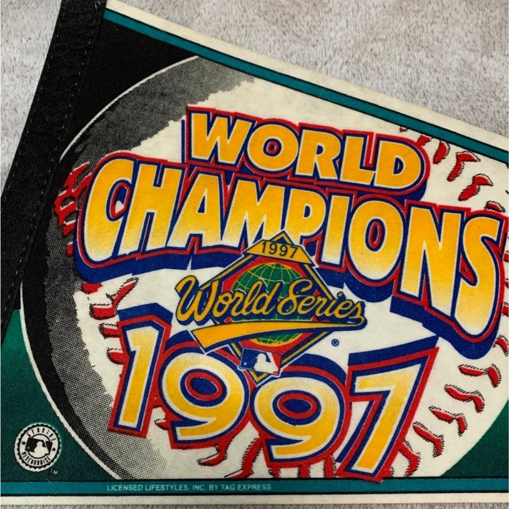 1997 Florida Marlin’s championship banner